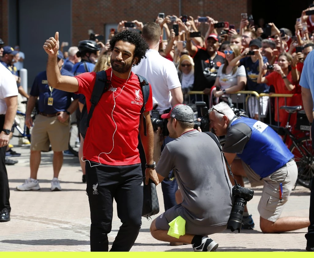 Mo Salah was stunned by the resemblance himself. (File/AFP)