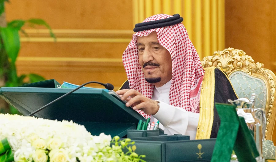 The king briefed the Cabinet on the results of talks with Russian President Putin, who visited Saudi Arabia on Monday. (SPA)