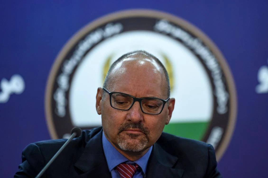 EU Special Envoy for Afghanistan Roland Kobia was at a press conference in Kabul on Sunday. (File/AFP)