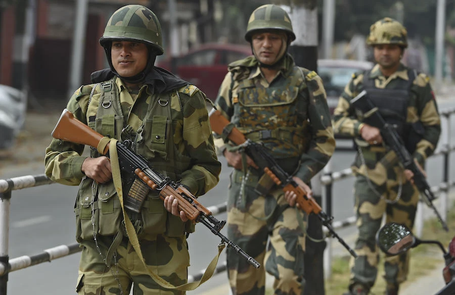 The renewed fighting comes amid an ongoing lockdown in Kashmir that was put in place after India stripped the region of its semi-autonomy in early August. (File/AFP)