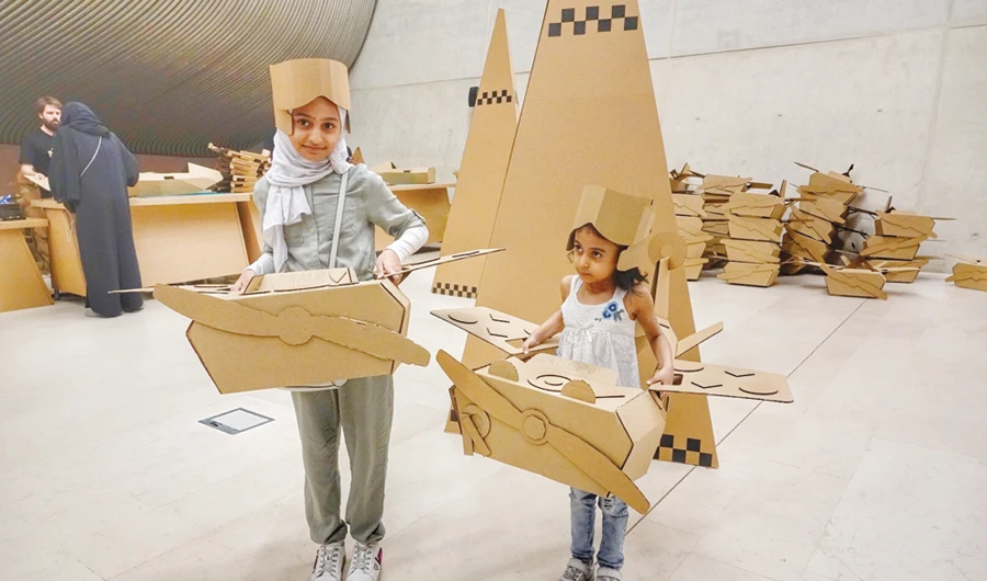 Box Wars are organizing two events at Tanween. The first is to create armor from cardboard and a final battle on Oct. 26, when kids and adults fight it out.