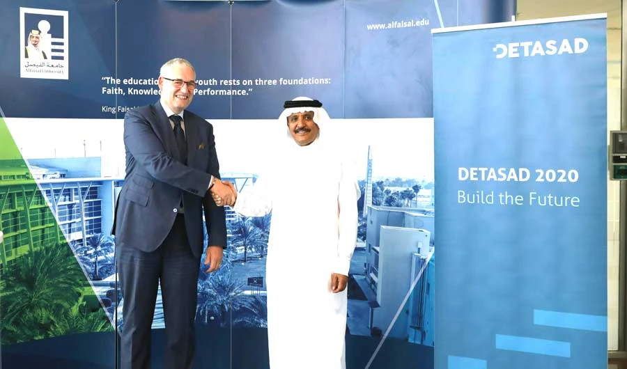 Alfaisal University will collaborate with Detasad to develop courses in cybersecurity and artificial intelligence.