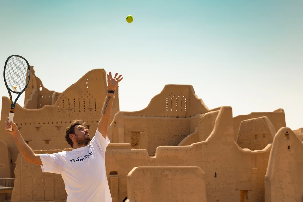 Swiss shot-maker Stan Wawrinka will compete at the $3 million Diriyah Tennis Cup. (AN Photo)