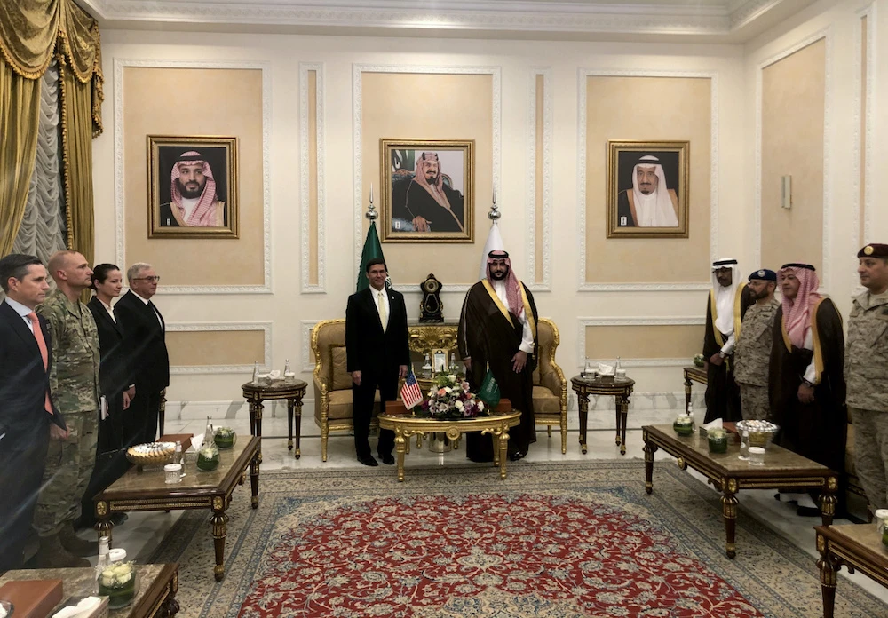 Pentagon chief arrives in Riyadh as Iran tensions simmer and Russia makes moves