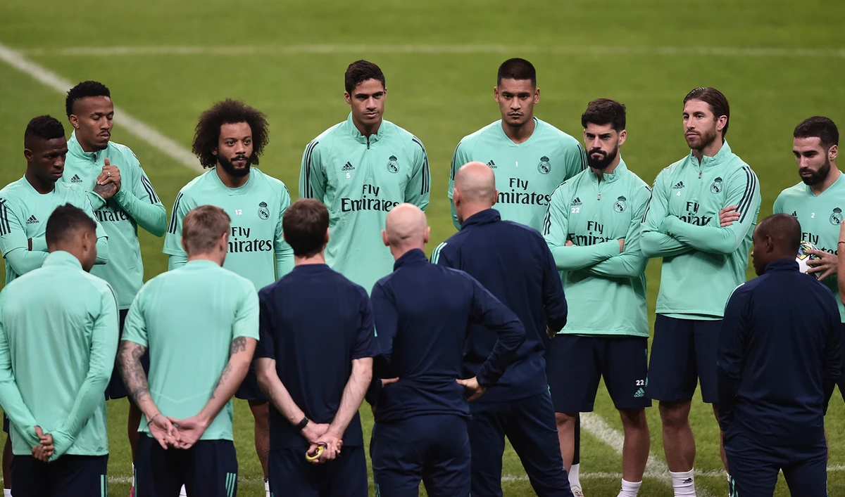 Zidane made several changes ahead of Tuesday’s Group A game away at Galatasaray. (AFP)