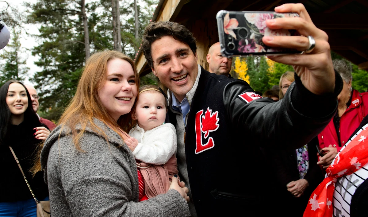 Canadian Prime Minister Justin Trudeau’s Liberals are projected to form a minitorty government. (The Canadian Press via AP)