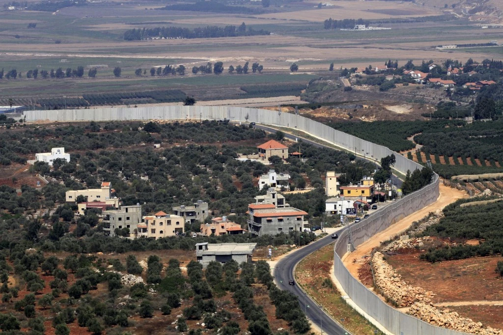 The drone was shot in Kfar Kila village in Lebanon. (File/AFP)