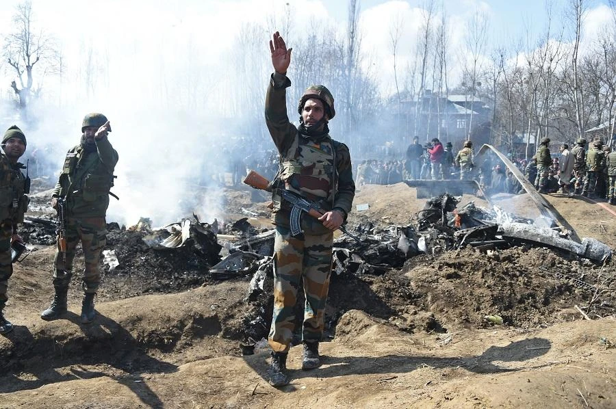 Police say Lelhari became the operations chief of Ansar Ghawzat-ul-Hind, an affiliate of the Al-Qaeda militant group, after Indian troops killed a top militant, Zakir Musa, last year. (File/AFP)