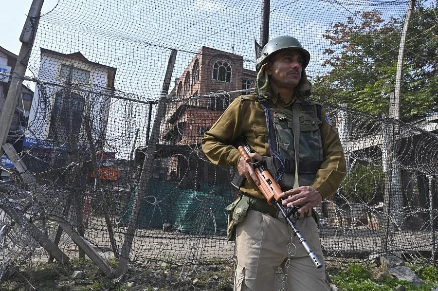 Predominantly Muslim Kashmir is split between India and Pakistan. (File/AFP)