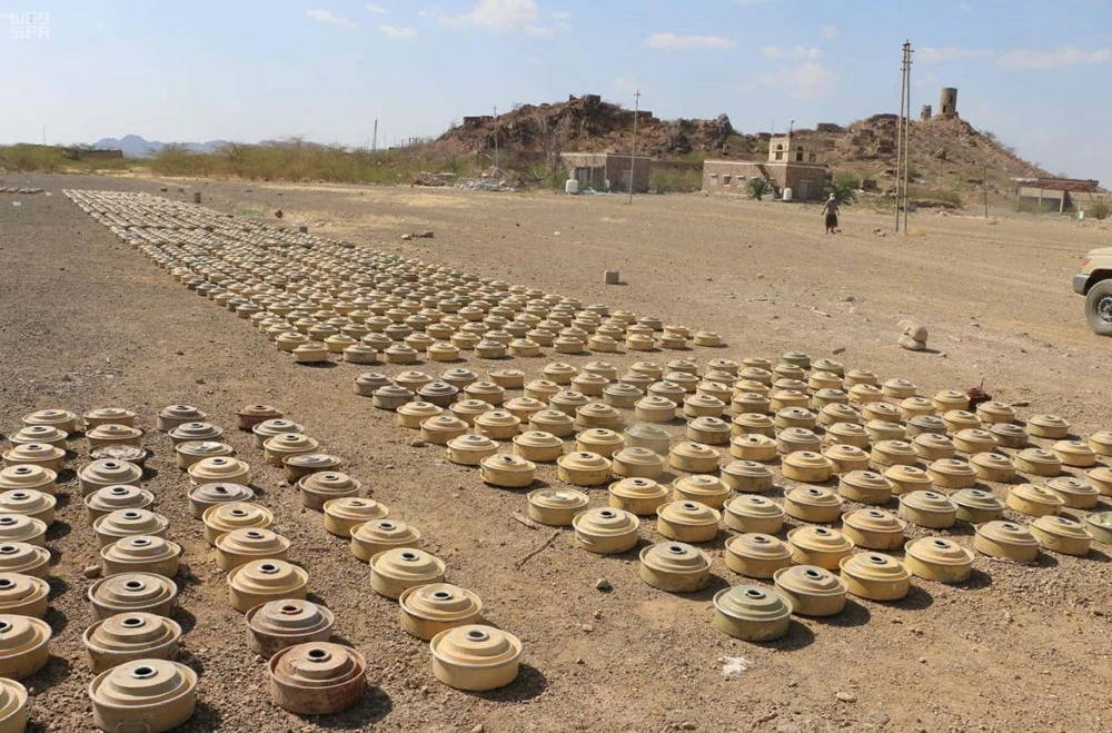 Saudi Arabia calls on UN to take  action on Houthi landmines