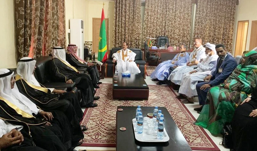 The Mauritanian PM welcomed the delegation and praised Mauritanian-Saudi relations. (SPA)