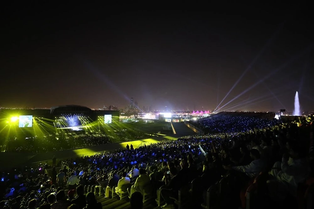 Renowned Pakistani singers Atif Aslam and Rahat Fateh Ali Khan brought an audience of 20,000 Pakistani and Indian music lovers together on Friday night as part of Riyadh Season. (Supplied)