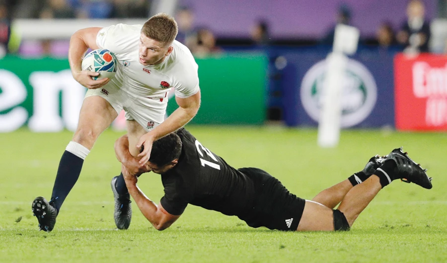England upset All Blacks to reach World Cup final