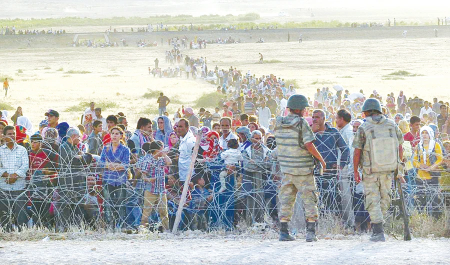 Turkey shelters 3.67 million Syrians, thousands of whom came from the besieged city of Ain Al-Arab, known as Kobani in Kurdish. (Reuters)