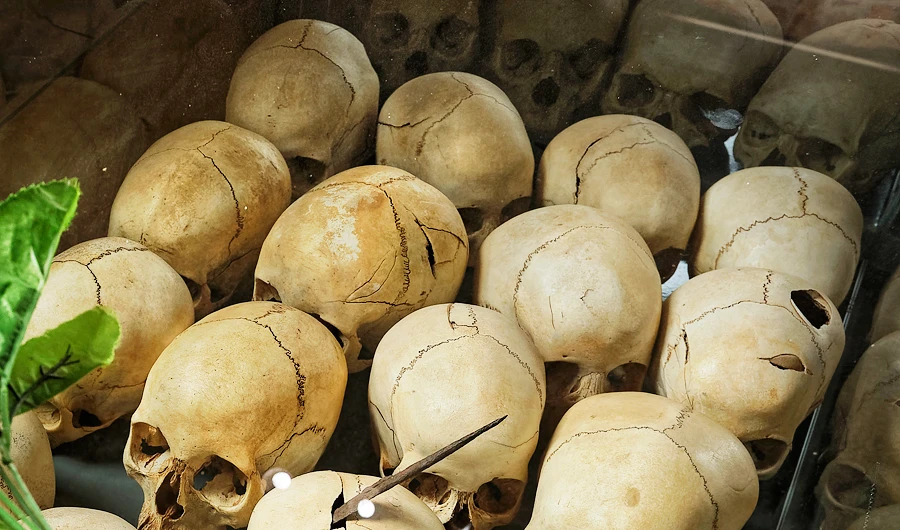 A spokeswoman for the attorney general's office said authorities were still investigating the provenance of the skulls, at least 42 of which had been found. (AP)