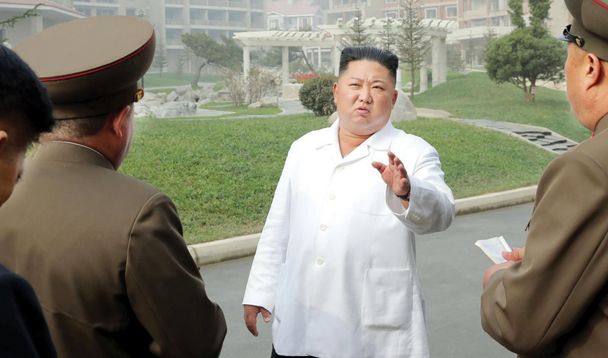 North Korean leader Kim Jong Un visits Yangdok Hot Spring Resort. (Reuters)
