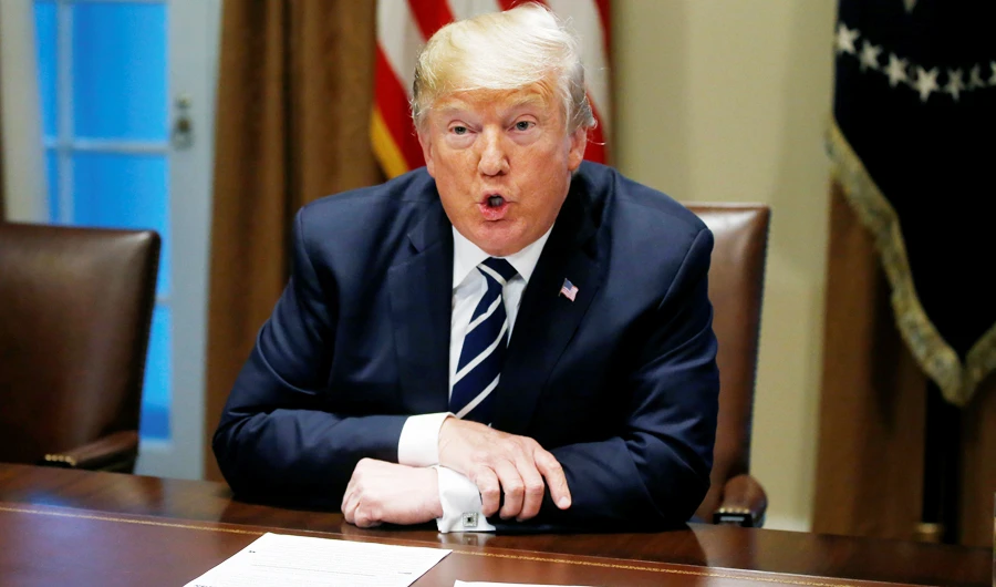 U.S. President Donald Trump. (REUTERS)