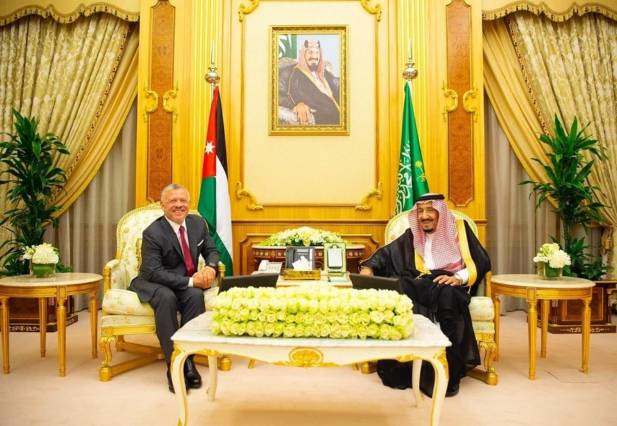 King Abdullah is in Saudi Arabia to attend the Future Investment Initiative (FII) that kicked off in the Saudi capital earlier on Tuesday. (File/AFP)