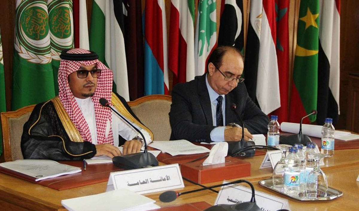 The meeting was chaired by Turki bin Marzooq Al-Omari, the director of media operations in charge of the Arab League file at the Saudi Ministry of Media. (SPA)