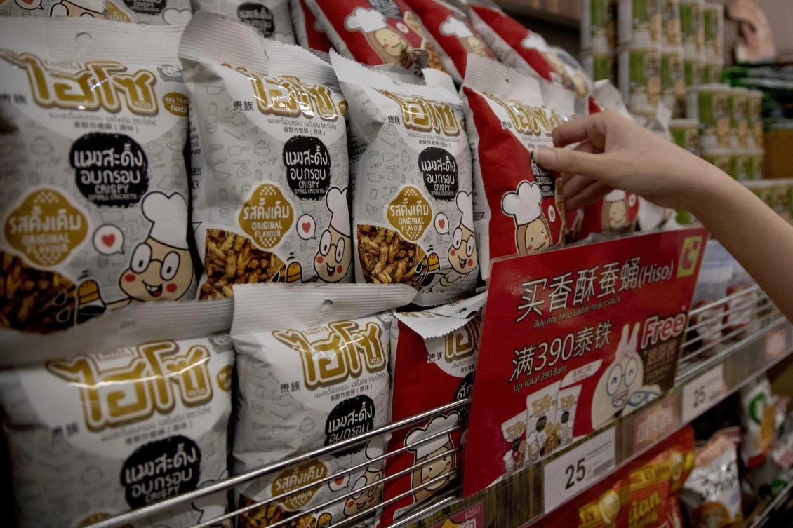 Thai entrepreneur pushing insects as the snack of the future