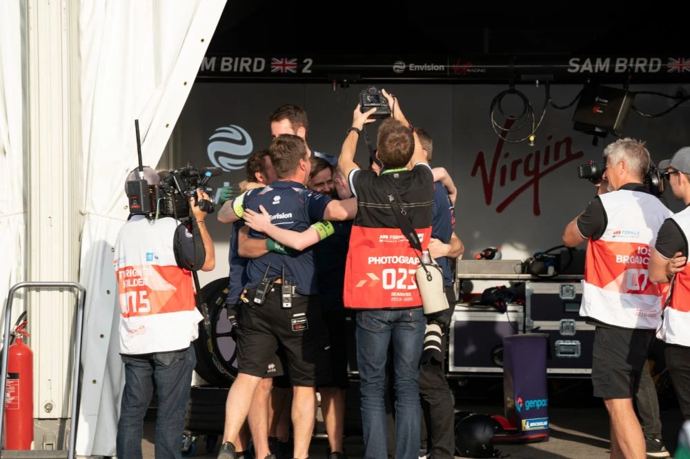 Action from Round of the Formula E Diriyah E-Prix. (Photo: Ziyad Alarfaj)