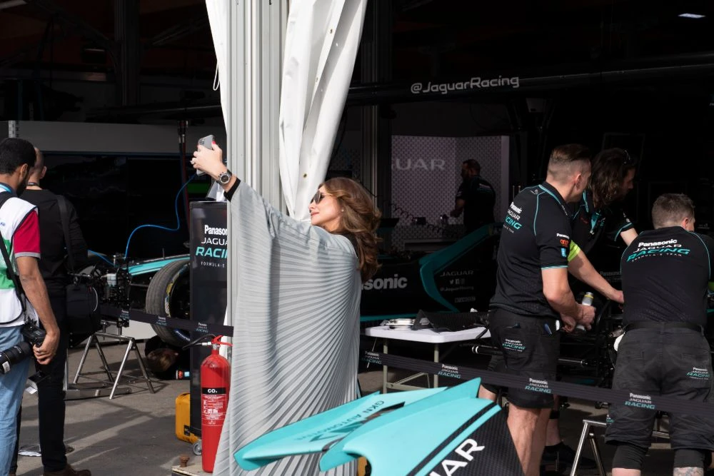 Action from Round of the Formula E Diriyah E-Prix. (Photo: Ziyad Alarfaj)