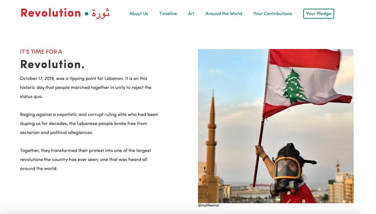 ‘By the people, for the people,’ Lebanese diaspora launches platform documenting Lebanon’s revolution