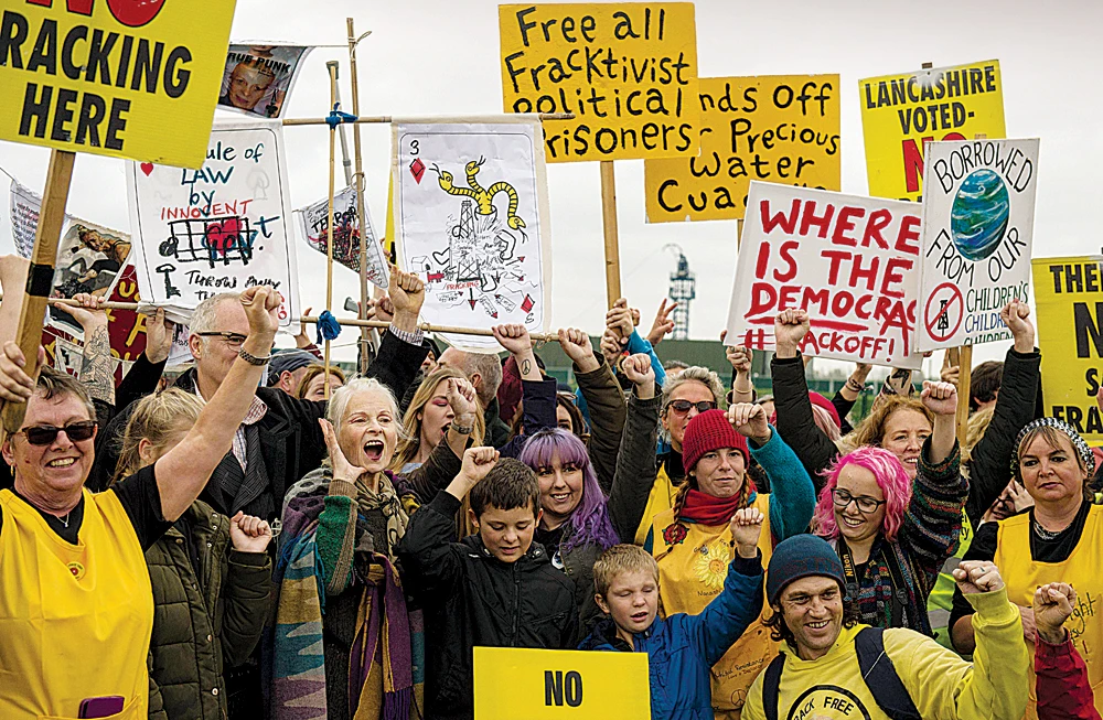Britain calls halt on fracking  following government U-turn
