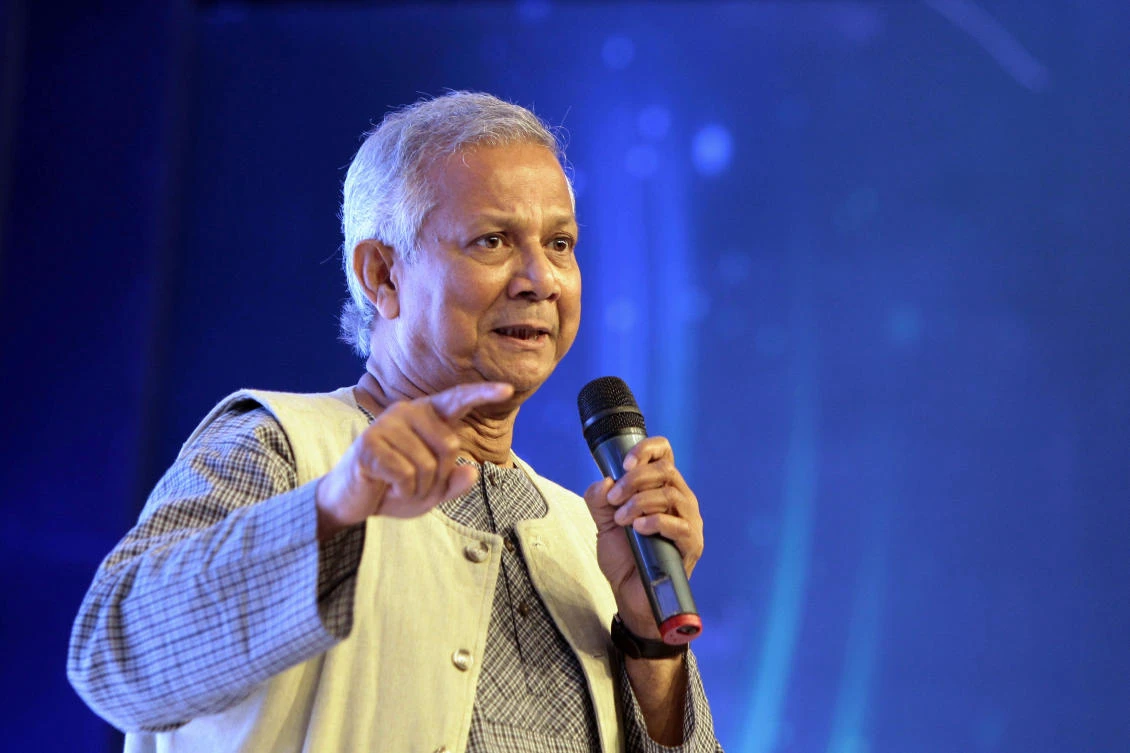 Muhammad Yunus founded Grameen Bank, which provides small loans to impoverished people, and shared the 2006 Nobel Peace Prize with the organization. (AP)