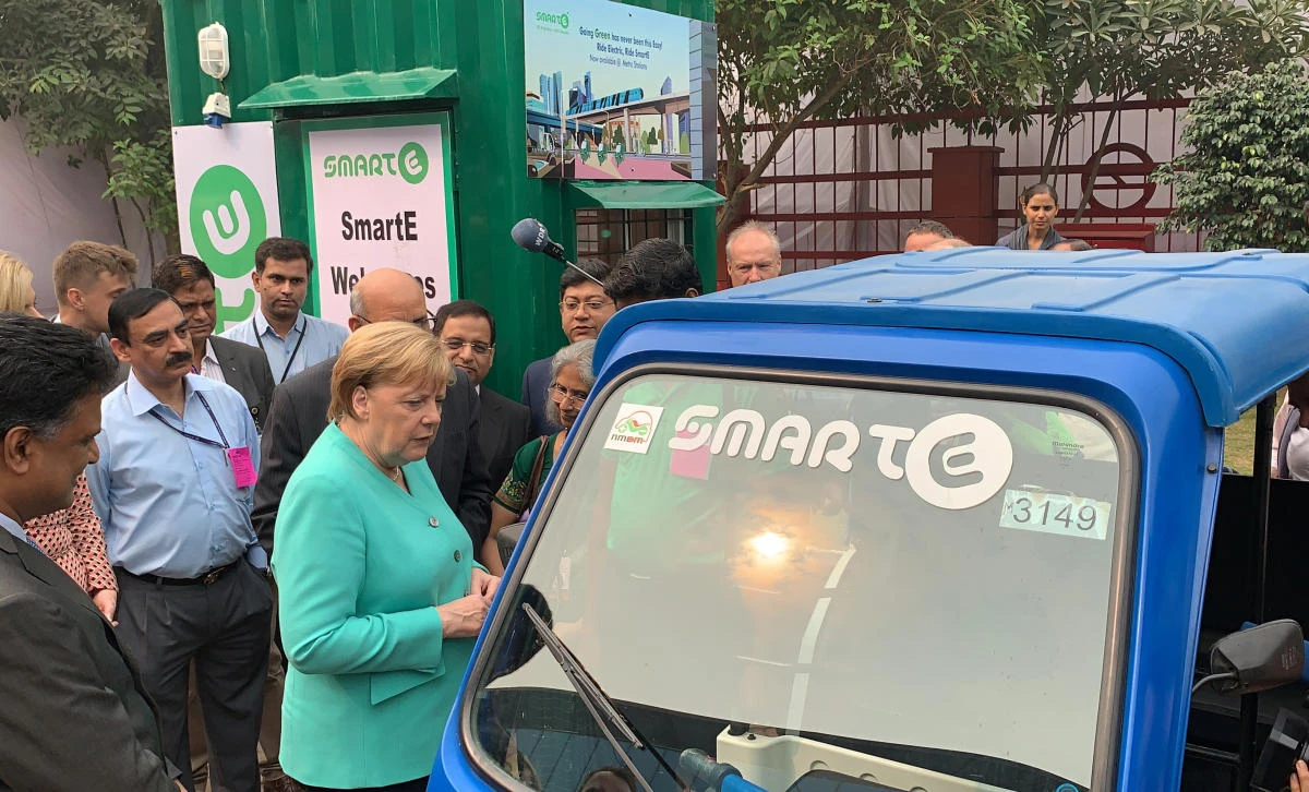 Merkel in fresh push for nationwide e-car charging network