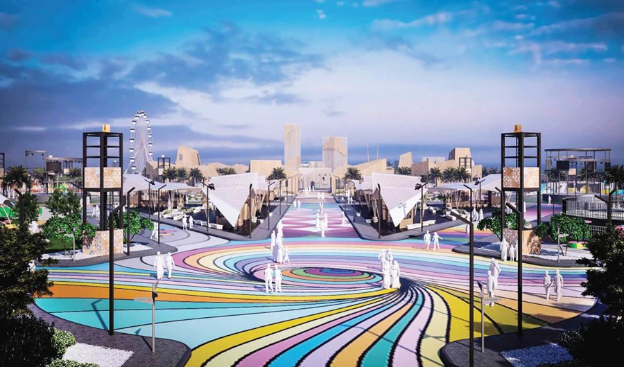 The events will be connected by the Diriyah Oasis. (Supplied)