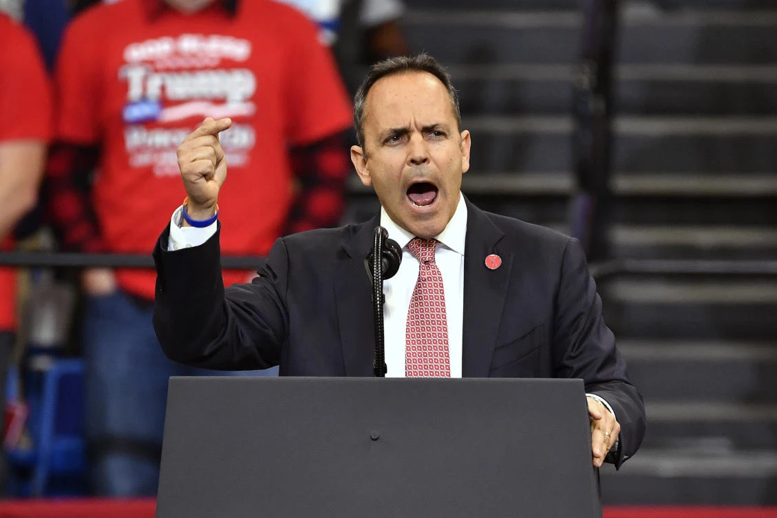 Kentucky governor looks for last-minute boost from Trump