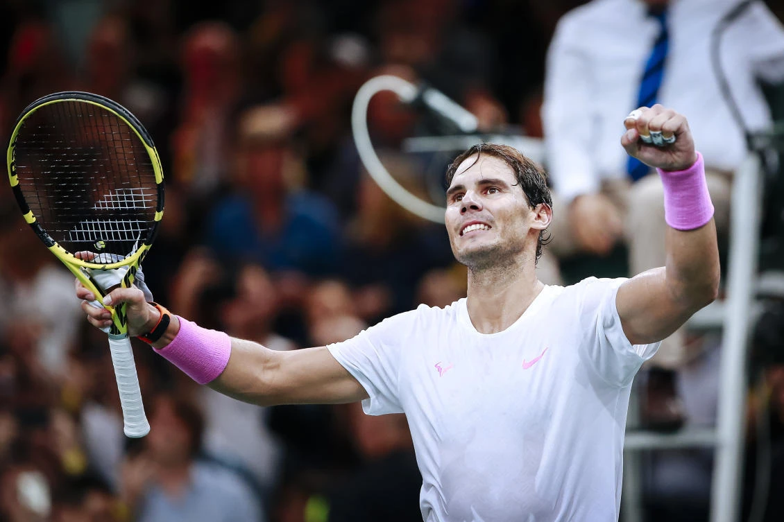 Rafael Nadal took over as world number one this week from Novak Djokovic who went on to win the Paris Masters. (AP)