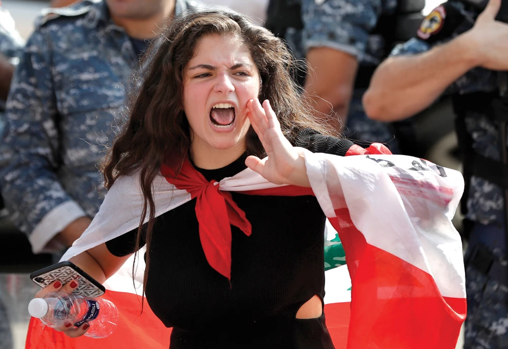 Women and students are at  the heart of Lebanon’s protests