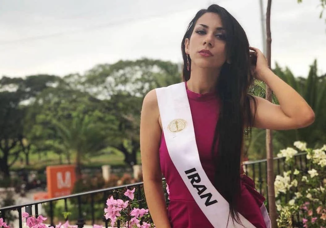 Bahareh Zare Bahari, Iran's representative to the Miss Intercontinental pageant in 2018. (Courtesy: eventservice.tn)