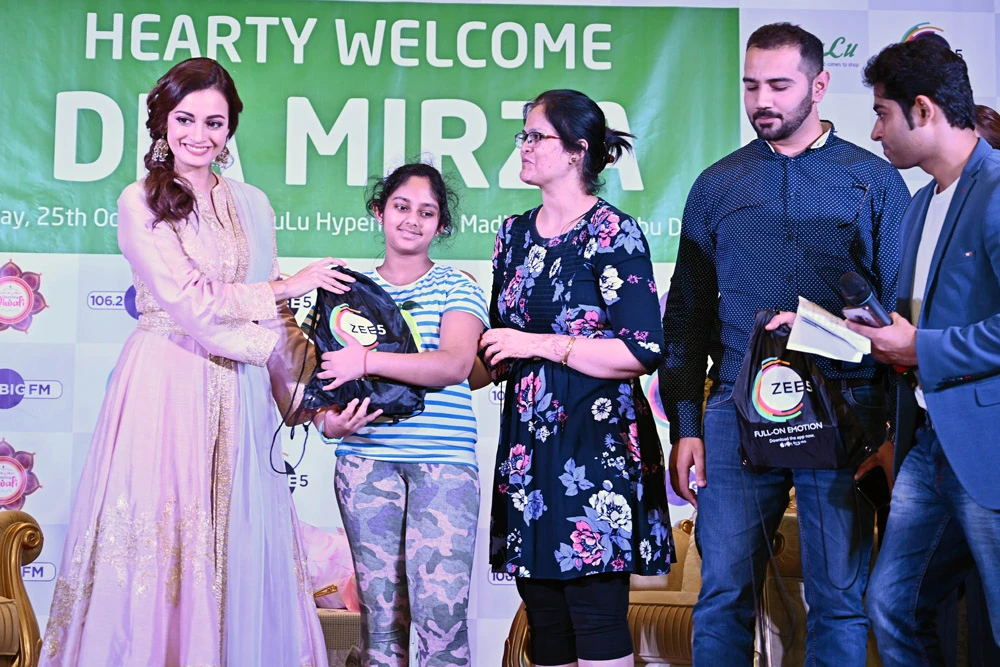 Zee Global celebrates Diwali with Dia Mirza in UAE