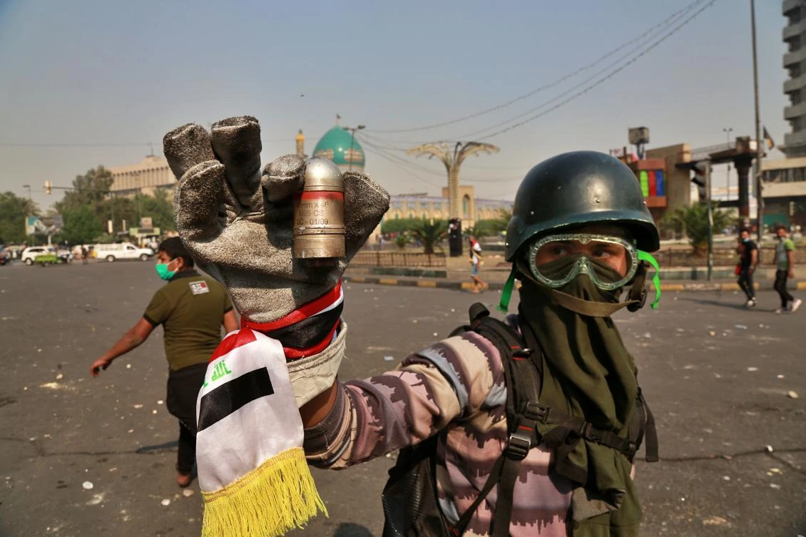 At least 319 protesters have been killed by security forces since the economically driven Iraq protests and unrest began last month. (AP)