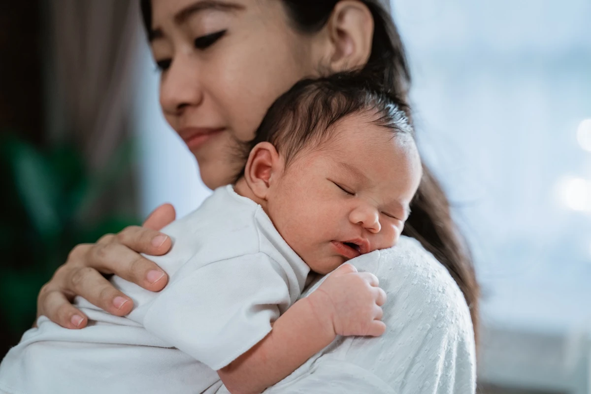 Winding can also help if your baby has colic. (Shutterstock)