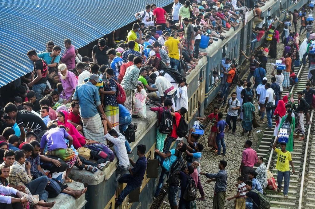 Railway accidents in Bangladesh happen relatively frequently, many at unsupervised crossings, and also because of the poor condition of tracks. (AFP file photo)