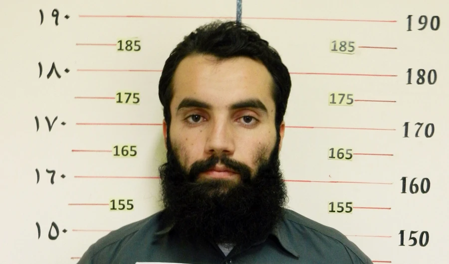 The three Taliban prisoners that would be released include Anas Haqqani, above, who was seized in 2014. (AFP)