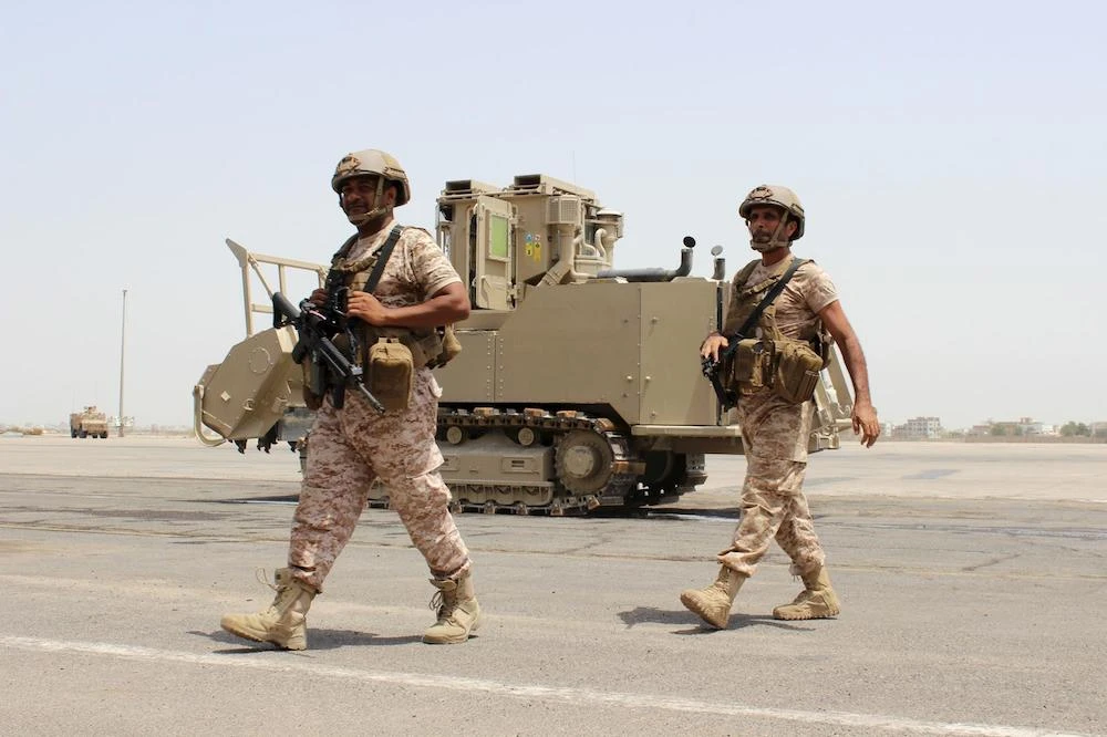 Emirati Corporal Tariq Hussein Hassan Al-Baloushi was killed during operations in Najran in southwestern Saudi Arabia. (File/Reuters)