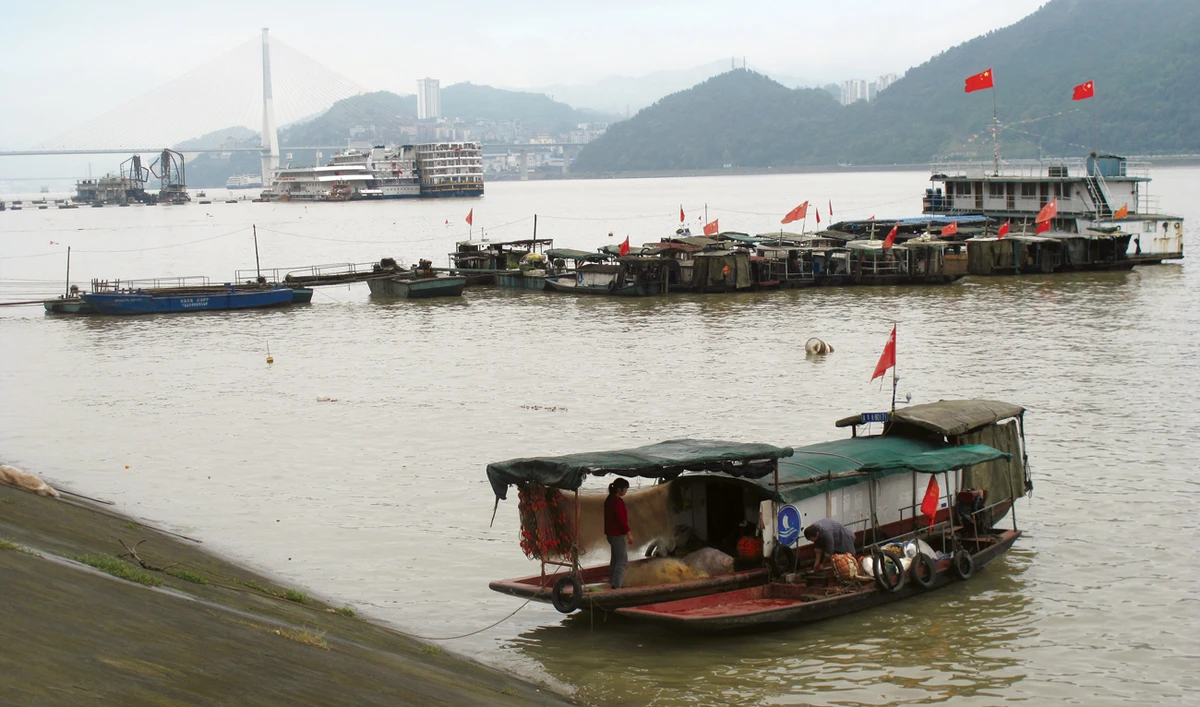 The Three Gorges Project has affected many communities, including this one on the Yangtze river, forcing several to move as a result of rising waters and increased seismic activity. (Reuters)