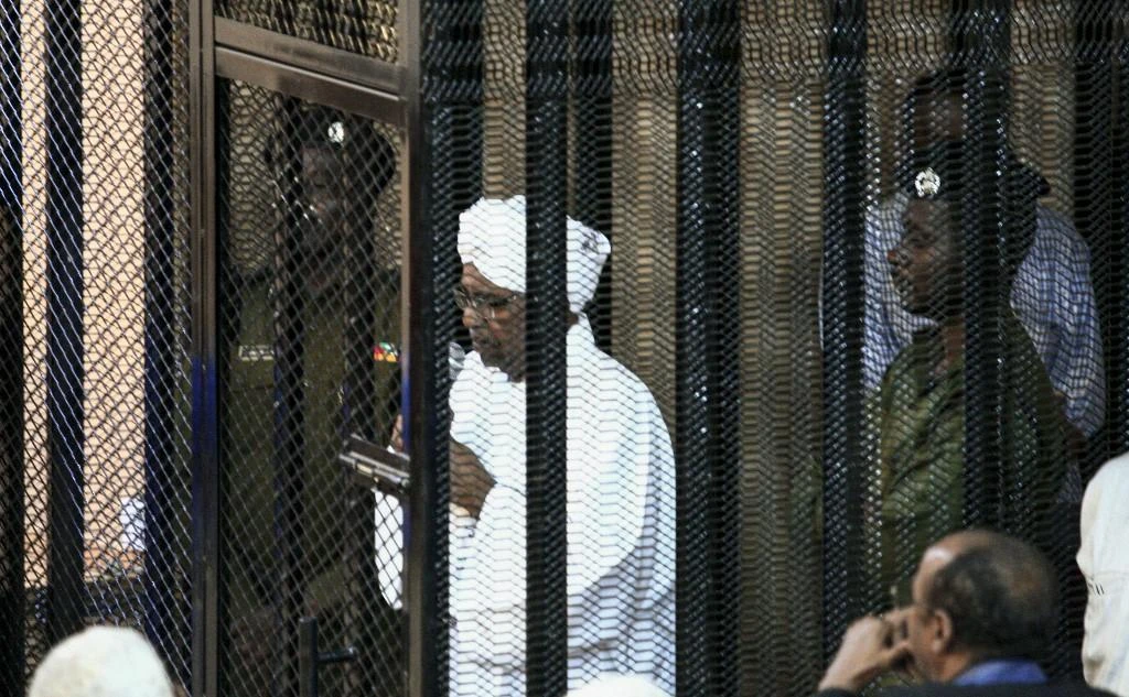 Omar Al-Bashir is being tried on charges of illegally acquiring and using foreign funds at the Khartoum court. (File/AFP)