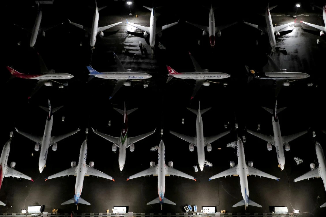 The Boeing 737 MAX aircraft has been grounded since March in the wake of two fatal crashes. (Reuters)