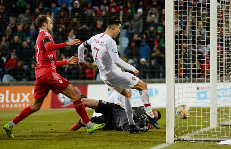 Ronaldo scores 99th goal as Portugal qualifies for Euro 2020