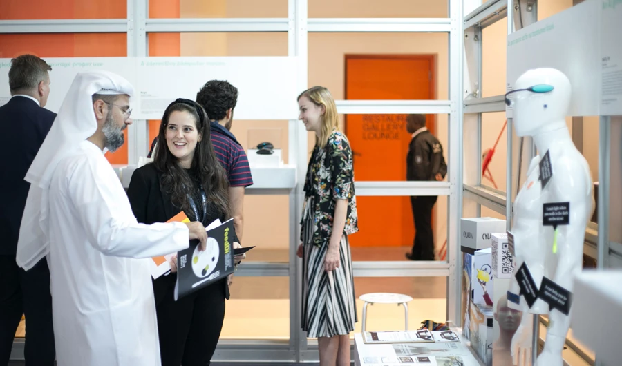 Some of the projects at Global Grad Show held last week in Dubai correspond to themes such as health, wealth and disparity, gender and equality, sustainability, education and technology.