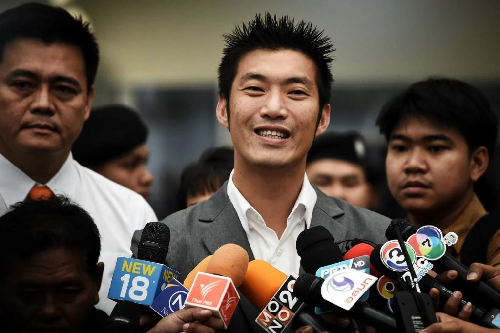 Thanathorn Juangroongruangkit has been a fierce critic of the army’s role in Thailand’s turbulent politics, which has seen at least 12 coups since 1932. (AFP)