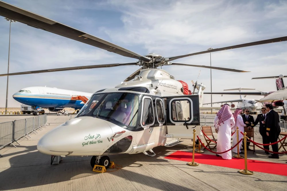 Fly with The Helicopter Company and experience the skies of Saudi Arabia
