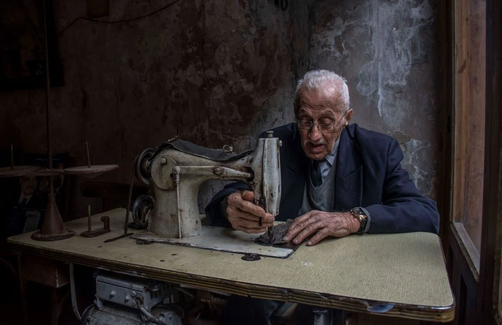 Zeinab Khalifeh’s award-winning ‘Am Hasan’ photograph. (Supplied)