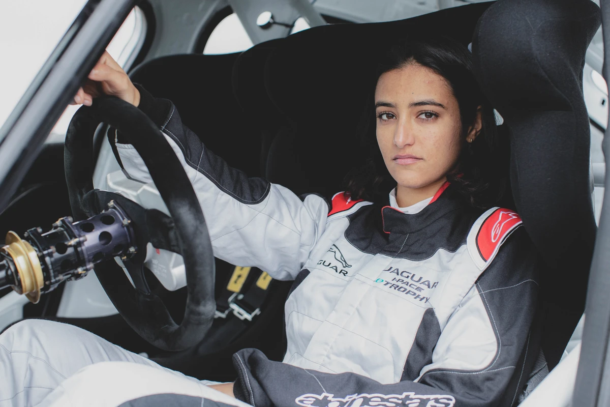 Reema Juffali takes to the track this weekend (on November 22 and 23) competing in the Jaguar I-PACE eTROPHY, the support race to the Diriyah E-Prix at the Diriyah Circuit. (Supplied)